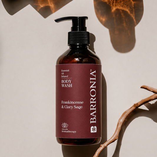 Calming & Mind Relaxing Body Wash, Infused With Frankincense & Clary Sage Essential Oils