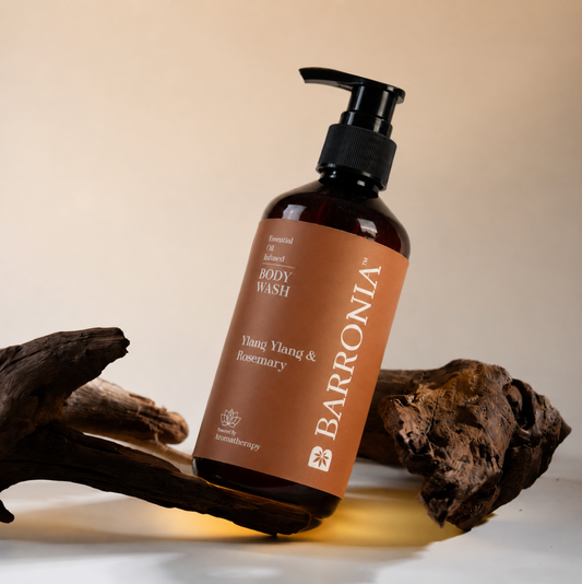 Stress relief & Calming Body Wash, Infused With Ylang Ylang & Rosemary Essential Oils