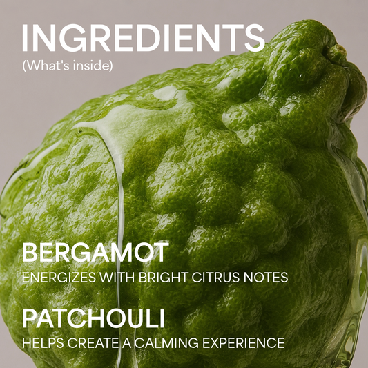 Mood uplifting & Mind Refreshing Body Wash, Infused With Bergamot & Patchouli Essential Oils