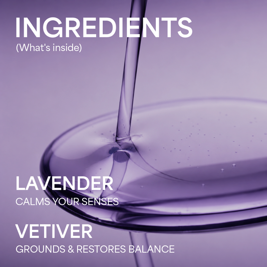 Better Sleep & Mind Soothing Body Wash, Infused With Lavender & Vetiver Essential Oils