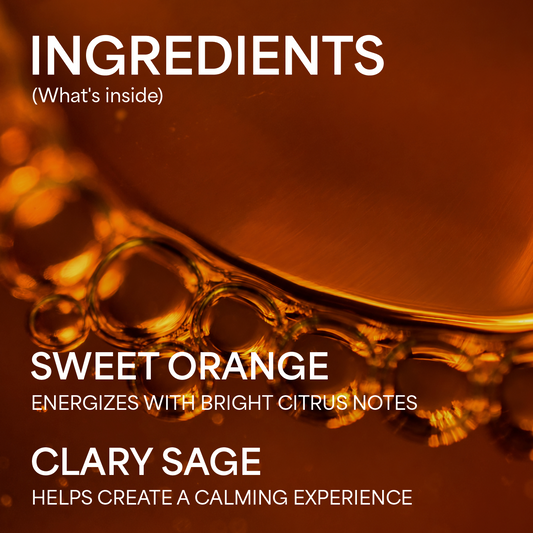 Morning Freshness & Mind Energizing Body Wash, infused with sweet orange & clary sage essential oil